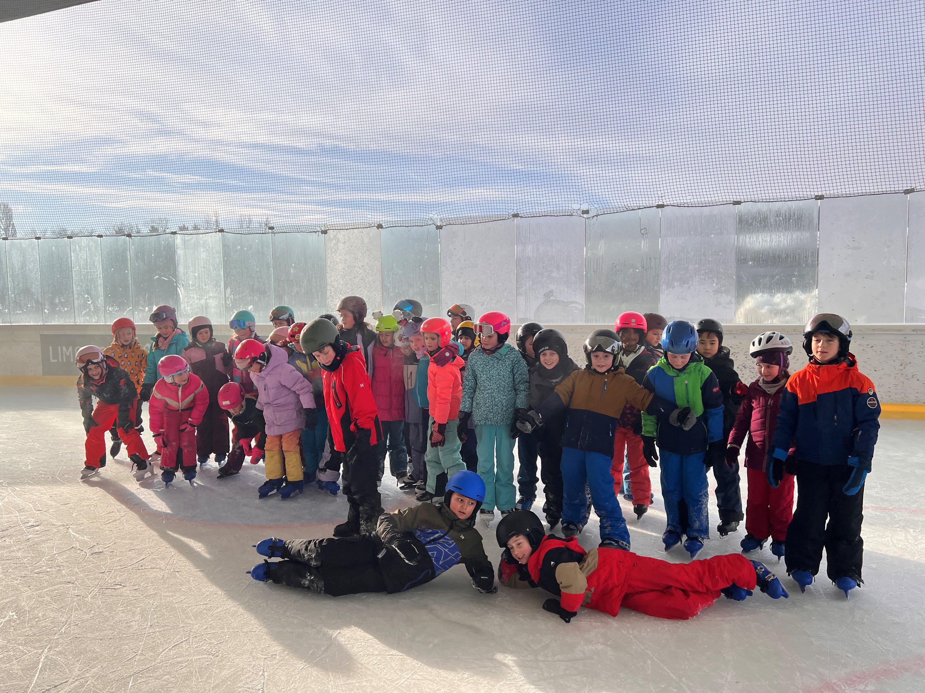 Ein sportlicher Vormittag auf dem Eis